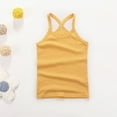 thumbnail image 3 of Razzly Child Boys Tank, Solid Color Cotton Tshirts Little Boys Sleeveless Cotton Shirts for Boy Tanks for Boys Summer Clothes for Kids(Yellow,5-6 Years), 3 of 3