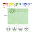 thumbnail image 3 of Paleta de pintura, estera gruesa de silicona para manualidades con taza de agua emergente magnética, estera de silicona para adultos y, 3 of 5