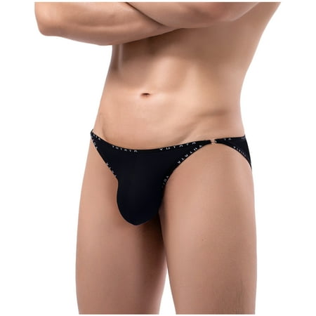 Bigersell Cute Underwear for Women Clearance Underwear Women Bikini Panty Style P-1377 Polyester Cheeky Panties High Waisted Thongs Ladies Briefs High Waist Women s Panties Black XL