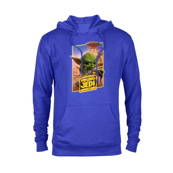 Star Wars Young Jedi Adventures Master Yoda Poster Art - Pullover Hoodie for Adults - Customized-Royal