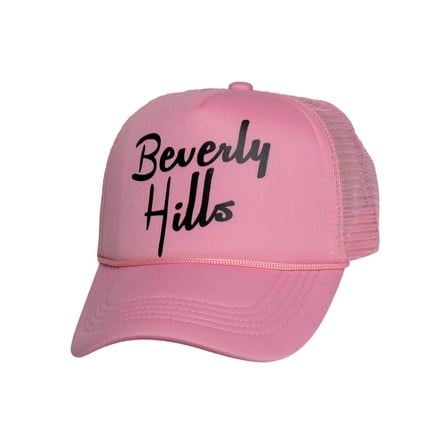Top Headwear Women's Beverly Hills Trucker Hat - LA Snapback Cap, Pink
