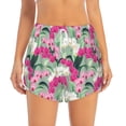 thumbnail image 2 of Sigee Orchids Flowers for Women's Athletic Shorts High Waisted Running Shorts Pocket Sporty Short Gym Elastic Workout ShortsSmall, 2 of 9