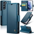 thumbnail image 1 of CaseMe Funda de Cuero para Samsung Galaxy S21 5G con Bloqueo RFID, para Samsung Galaxy S21 5G Funda para Mujer y Hombre, Tarjetero con Cierre Magnético, Funda Tipo Folio para Samsung Galaxy S21 5G, 1 of 12