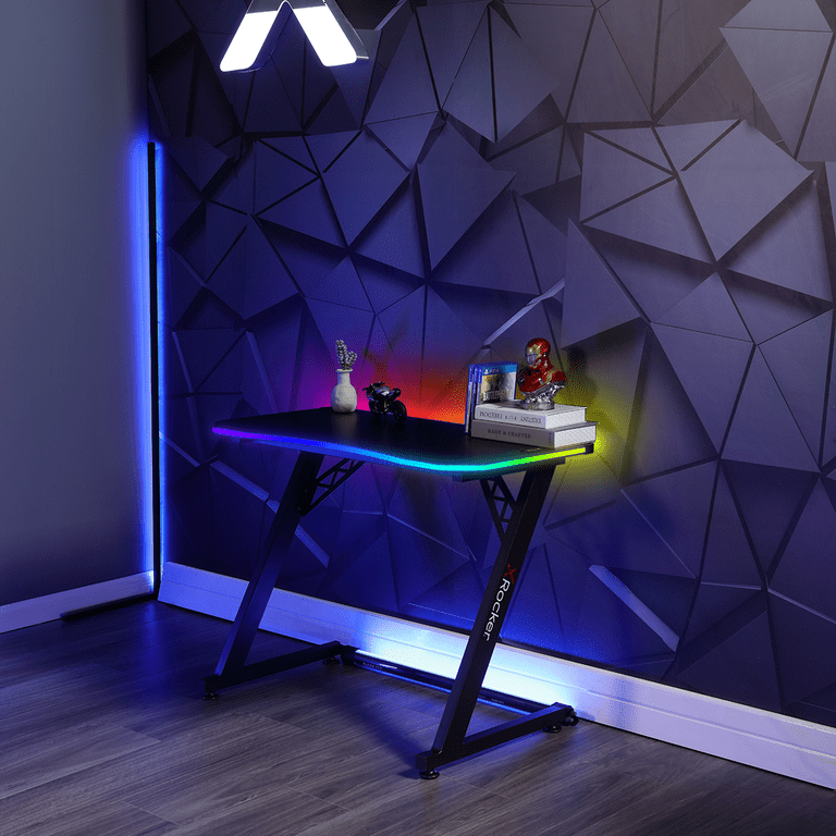 X Rocker Junior Pulsar Gaming Desk with RGB Lighting