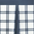 thumbnail image 4 of Achim Tate Plaid Light Filtering Tier and Valance Curtain Set, Blue, 58" x 36", 4 of 5