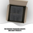 thumbnail image 5 of KAKOWELY 2pcs Foam Inserts for Cases Black Polyurethane Foam Sheets Cuttable Packing Foam Padding for Tool Box Camera Crafts and Storage,9.84X"X5.91"X1.97", 5 of 5