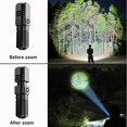 thumbnail image 4 of Mini Linterna LED XHP50 de 10000 Lúmenes, Recargable por USB, Batería Incorporada, 3 Modos de Luz, Lámpara de Antorcha Portátil de Larga Duración, 1200 MAh, 4 of 10