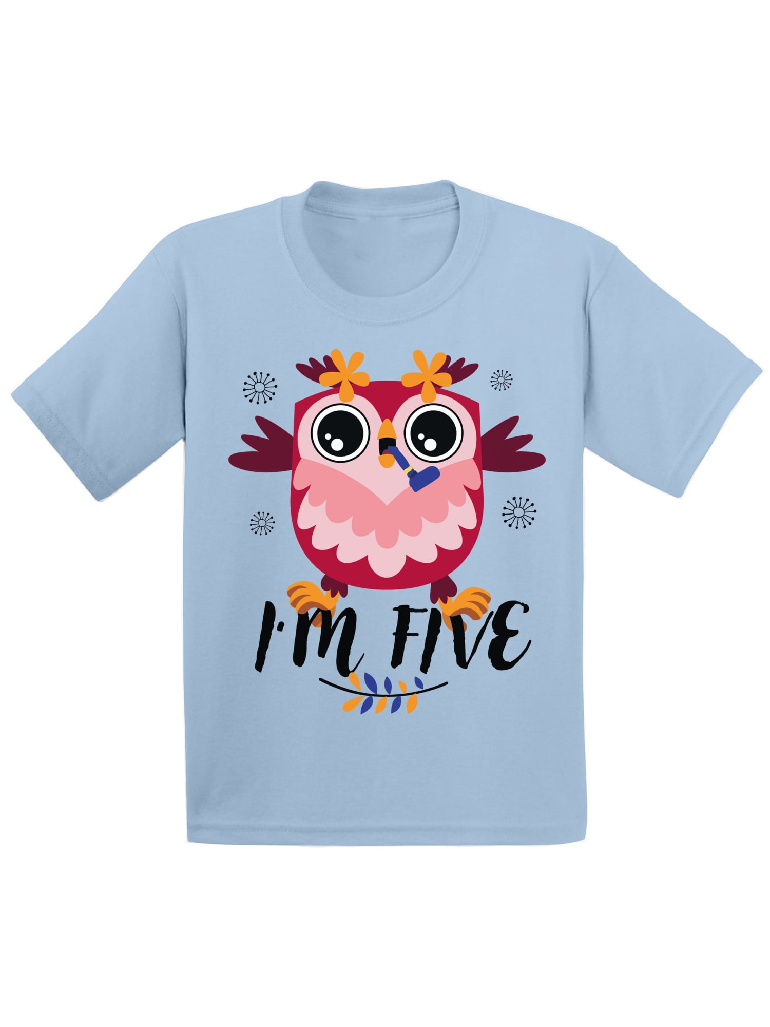 5 Years Old Kids Outfit Owl Five 2T Shirts 3T Clothes 5 Years Old Baby