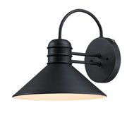 Westinghouse Lighting Watts Creek One Light Outdoor Wall Fixture with Dusk to Dawn Sensor, Textured Black Finish - 1-Light