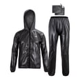 thumbnail image 2 of Traje de lluvia Fernando Impermeable con capucha Negro SG, 2 of 8