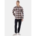 thumbnail image 5 of Burnside Men's Modern Fit Plaid Flannel Shirt with Long Sleeves, Sizes S-2XL, 5 of 5