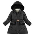 thumbnail image 2 of Wancir Girl Winter Dress Coats Hooded Fleece Jacket Warm Outwear Waterproof Heavy Parka, 2 of 4