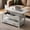 Gray, variant on Greenstell Lift Top 39"Wide Coffee Table with 2 Drawers Hidden Storage and Storage Shelf for Living Room, Espresso