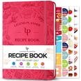 thumbnail image 1 of Libro de recetas Legend - Libro de cocina en blanco tapa dura A5 58 recetas Rosa fuerte, 1 of 3
