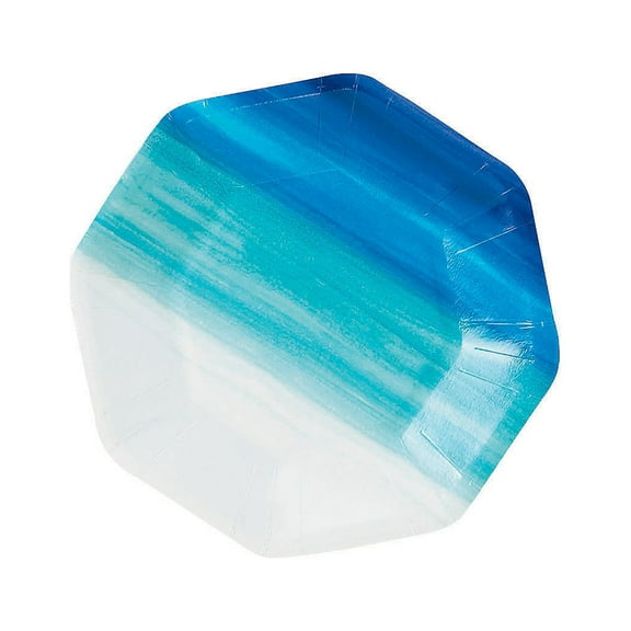 Coastal Seaside Dessert Plate - Party Supplies - 8 Pieces