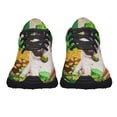 thumbnail image 5 of Saint Patrick's Day Pug Irish Shoes Sneakers Black Size 7, 5 of 7