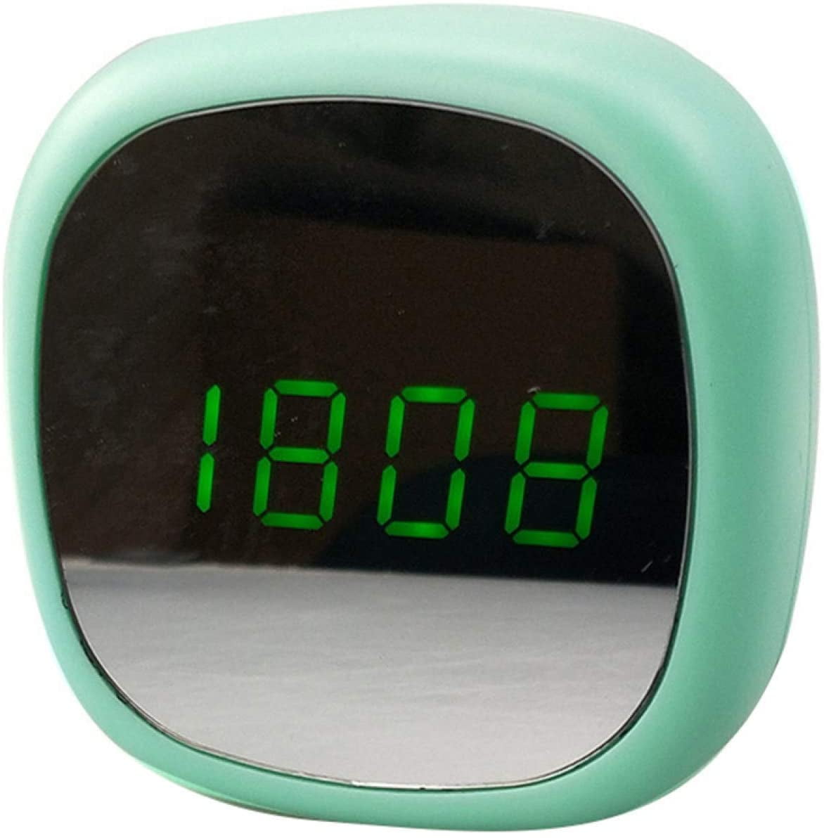 LED Digital Display Alarm Clock,Makeup Mirror Clock Thermometer,Easy to Set, USB Chargers, Night Light for Kids - Walmart.com
