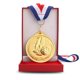 thumbnail image 3 of Colección de medallas de competición, medalla conmemorativa, material escolar (oro)., 3 of 6