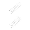 thumbnail image 1 of Decodeary Glasses Chain String Decorative Supplies Lightweight Decoration silver 2Set, 1 of 6