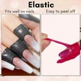 100pcs Nail Protector, Gel Nail Polish Protector For Fingers, Peel Off