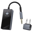 thumbnail image 1 of Transmisor Bluetooth 5.2 de Baja Latencia, Conector Auxiliar de 3,5 mm y Receptor Bluetooth - Adaptador de Audio Inalámbrico, 1 of 5