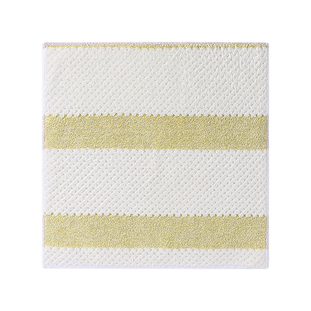 Leodye 1PCS Polyester Hand Towel - Thick Soft Absorbent Non-shedding Towel for Adults -12x12 Inch
