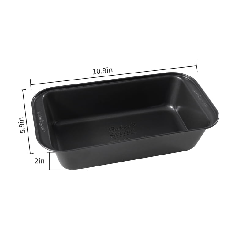 Baker's Secret Non-Stick Loaf Pan 5x9 Inch photo 3