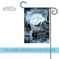 thumbnail image 5 of Toland Home Garden Spirit Wolves Full Moon Wolf Flag Double Sided 12x18 Inch, 5 of 5