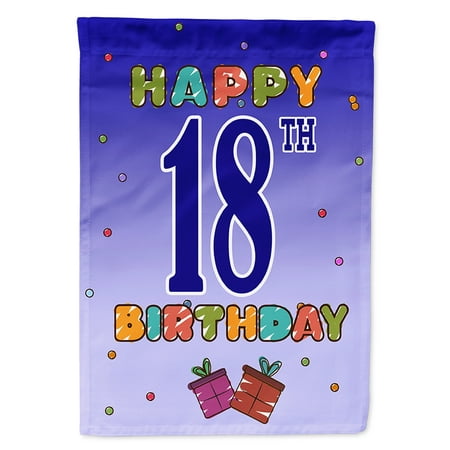 Happy 18th Birthday Garden Flag (Best 18th Birthday Party Themes)