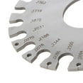 Stainless Steel 036 Round AWG SWG Wire Gauge Thickness Measuring Sheet