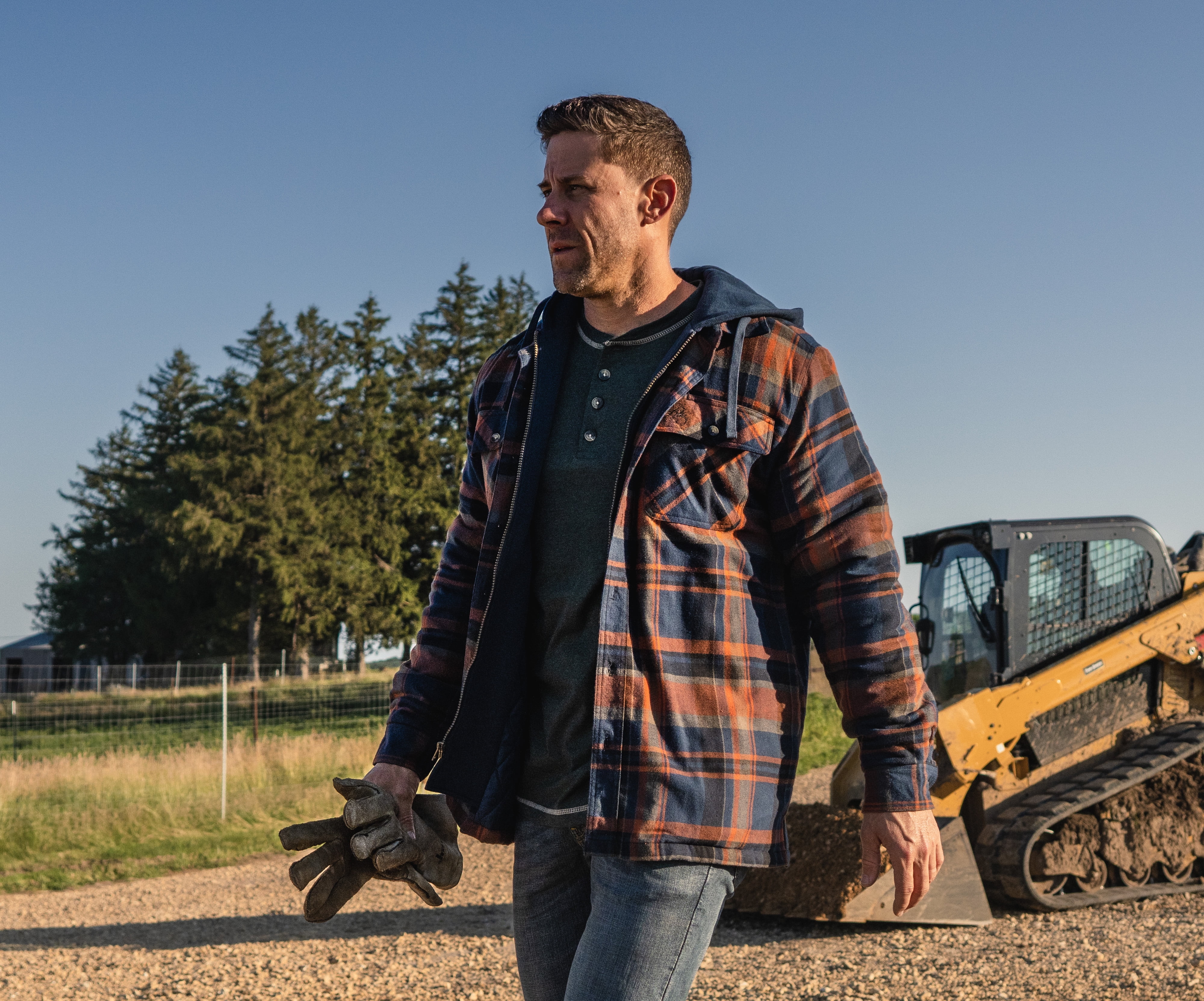 Legendary Whitetails Men's Maplewood Hooded Shirt Jacket