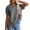 Dark Gray, variant on Women's V-Neck Short Sleeve T-Shirt, Waffle Knit Detail Casual Top, Comfortable Polyester Rayon Cotton Spandex Blend Blouse, Fashion Loose Fit Shirt for Daily Wear Outings
