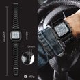 thumbnail image 4 of Men Digital Watch Casual Sports Wristwatch with 2 Time 5 Alarm 3ATM Waterproof Backlight Watches Birthday Gift for Man, 4 of 8