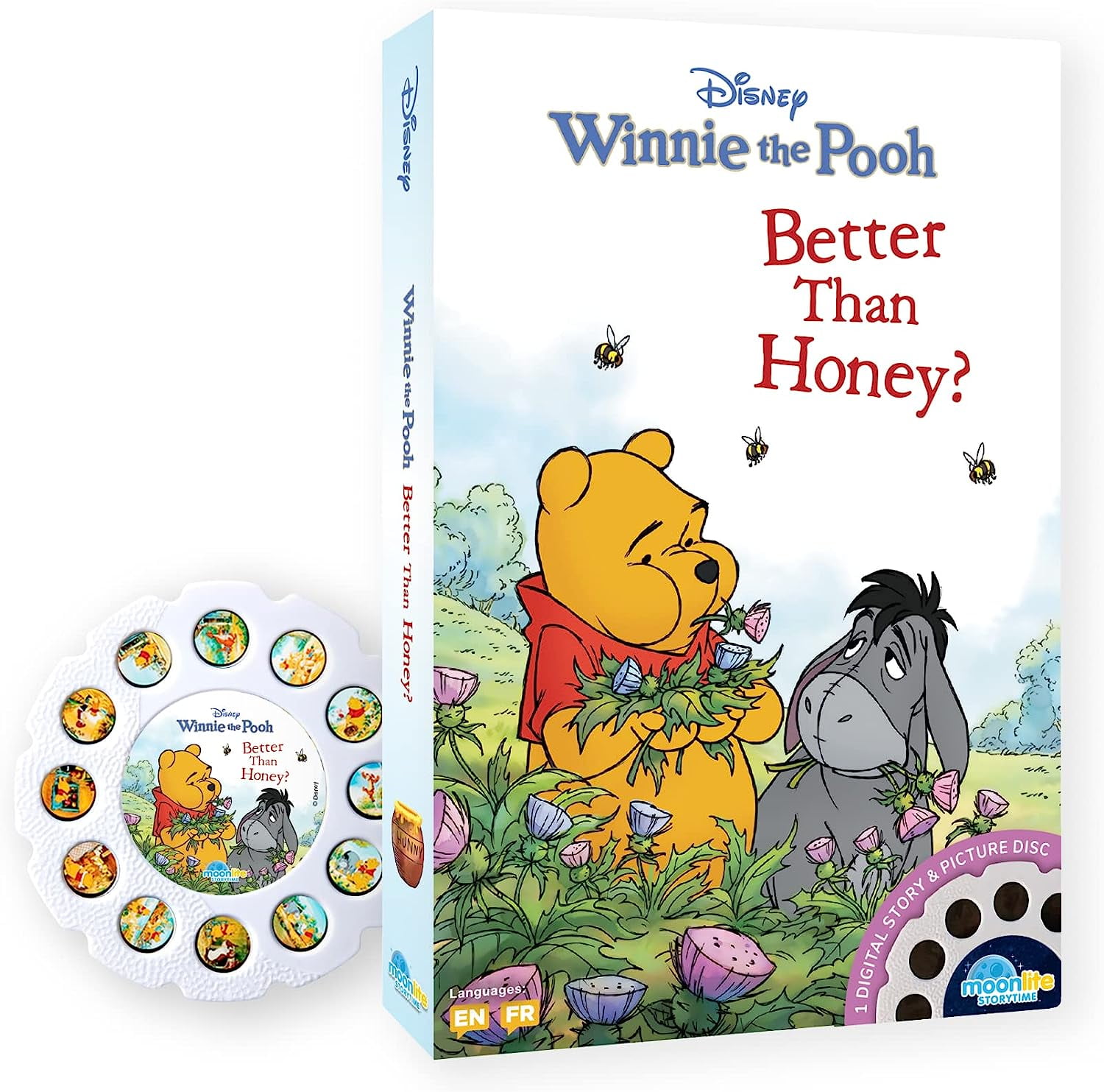 Moonlite Storytime Winnie The Pooh Better Than Honey Story Reel, Interactive Early Learning for