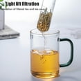 thumbnail image 4 of Borosilicate Glass Tea Infusers, Eco-Friendly Glass Tea Cups With High-Quality Glass, Perfect For Loose Leaf Tea Strainers, Heat-Resistant And, 4 of 5