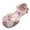 Pink, variant on Ccpelsie Flower Girl Shoes Girls Dress Shoe Toddler Mary Jane Ballet Flats Princess Lace-Up Pearl Ankle Strap Dress Shoes for Wedding Party School(Silver,10.5)