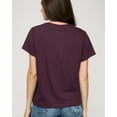 thumbnail image 5 of Real Essentials 5 Pack: Women’s 100% Cotton Oversized Short Sleeve T-Shirts Fashion Trendy Tees (Available in Plus Size), 5 of 5