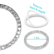 Bling Ring Auto Interior Jewelry Applies to Most Vehicle Interiors - 3 Pack