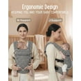 thumbnail image 5 of Baby Dwelling Boundless Breathable Hip Seat Baby Carriers for Infant, White, 5 of 8