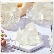 Roofei 1.76lb/800g Clear Candle Wax Jelly Gel Wax for Candle Making Gel Candle Wax DIY Project Transparent Candle Making Supplies