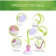 thumbnail image 3 of For children, LED table lamp, dimmable bedside lamp with touch sensor, eye protection reading lamp with pen holder, children USB rechargeable table lamp (pink), 3 of 6
