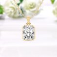 thumbnail image 3 of Diamond Pendant Necklace For Women | 0.75 Carat IGI Certified Radiant Shape Lab Grown Diamond | Allure Bezel Lab Diamond Pendant Necklace In 14K Yellow Gold | FG-VS1-VS2 Quality Friendly Diamonds, 3 of 4
