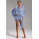 thumbnail image 2 of Vestido Bellabarnetten Dekia de manga larga con volantes huecos, 2 of 7