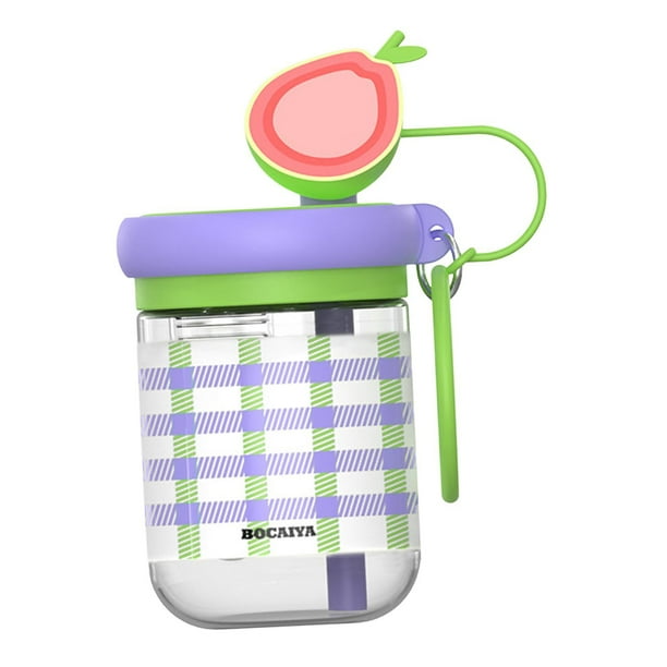 Botella de agua para niños y niñas, bonita, ligera y adorable, para beber Guayaba