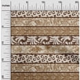 thumbnail image 2 of oneOone Silk Tabby Brown Fabric Mix Block Pattern Sewing Material Print Fabric By The Yard 42 Inch Wide, 2 of 4