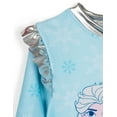 thumbnail image 4 of Disney Frozen Elsa Half Zip One Piece Bathing Suit UPF 50+ Toddler to Little Kid, 4 of 5