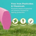 thumbnail image 3 of ZingZap Flea & Tick Collar 2-Pack Pink, Protects from Biting Insects, Adjustable Fits Both Dogs & Cats, Built-in Plant Based Formula, Slow-Release Lasting Protection, Waterproof, 3 of 6