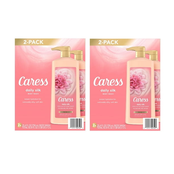 Caress Daily Silk Hydrating Body Wash, Floral Oil Essence (25.4 fl. oz