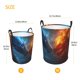 thumbnail image 3 of Fotbe Red And Blue Fire Dragon E Cesto de Ropa con Asas, Cesto Impermeable de Gran Capacidad, Bolsa de Lavado para Dormitorio, Cesto de Ropa con Ruedas y Asas-Small, 3 of 6