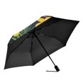 thumbnail image 2 of FORMRS Travel Umbrella Folding Auto Open Close Windproof Rain UV Protection, Flamingo Pattern, 2 of 8